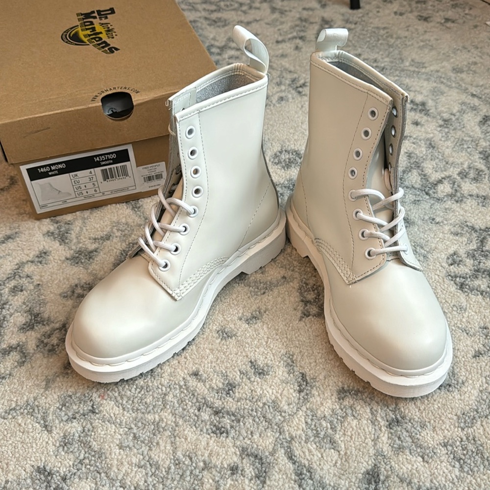 NWT Dr Martens 1460 MONO White 6